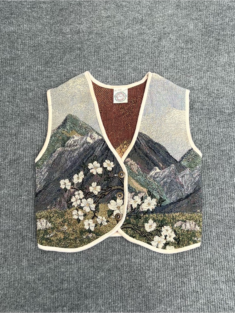 Vintage Tapestry Vest